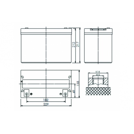Батарея для ИБП Powerman CA12500 - фото 3