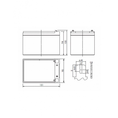 Батарея для ИБП Powerman CA12120 - фото 3