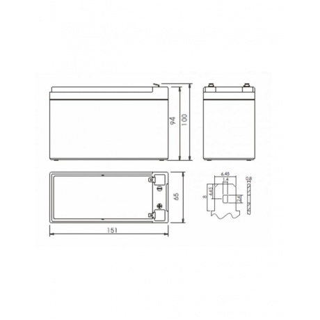 Батарея для ИБП Powerman CA1290 - фото 3