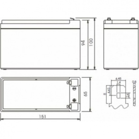 Батарея для ИБП Powerman CA1272 - фото 3