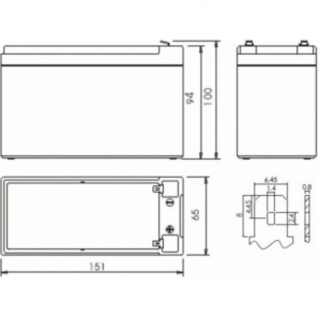 Батарея для ИБП Powerman CA1270 - фото 3