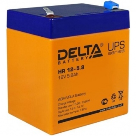 Батарея для ИБП Delta HR 12-5.8 - фото 1