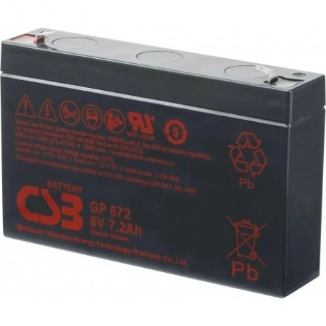 Аккумуляторная батарея для ИБП CSB GP672 7.2 А·ч