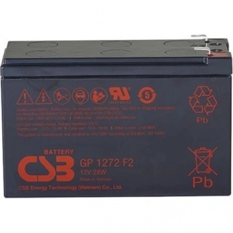 Аккумуляторная батарея для ИБП CSB GP1272 F2 (12V28W) 28 А·ч