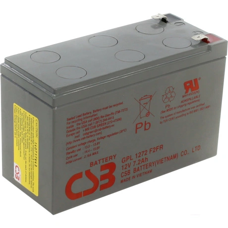 Аккумуляторная батарея для ИБП CSB GPL1272 F2 FR 7.2 А·ч