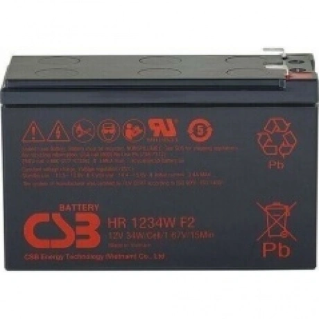Аккумуляторная батарея для ИБП CSB HR1234W F2 34 А·ч