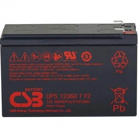 Аккумуляторная батарея для ИБП CSB UPS123607 F2 60 А·ч