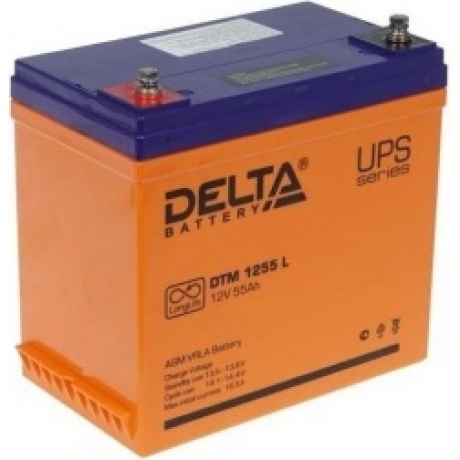 Батарея для ИБП Delta DTM 1255 L 12В 55Ач - фото 1
