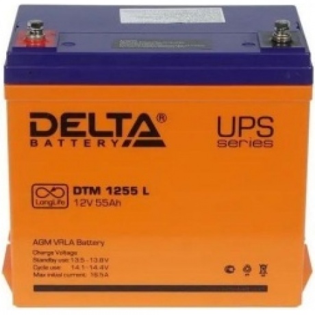 Батарея для ИБП Delta DTM 1255 L 12В 55Ач - фото 2