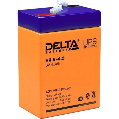 Батарея для ИБП Delta HR 6-4.5 - фото 1