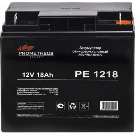 Батарея для ИБП Prometheus Energy PE 1218 12В 18Ач - фото 2