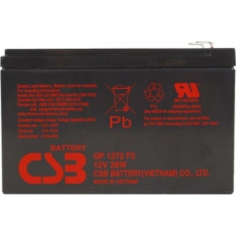 Батарея для ИБП CSB GP1272  F2 - фото 6
