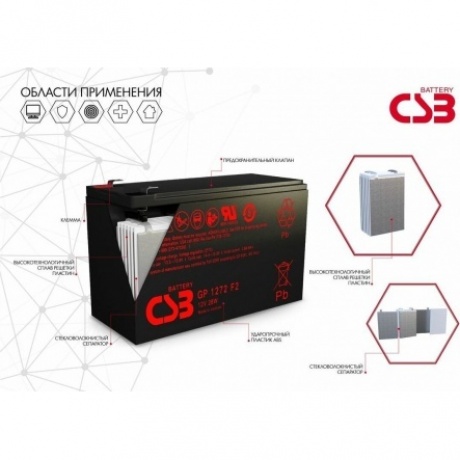 Батарея для ИБП CSB GP1272  F2 - фото 8