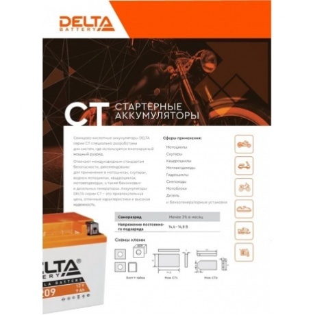 Батарея для ИБП Delta CT 1209 - фото 11