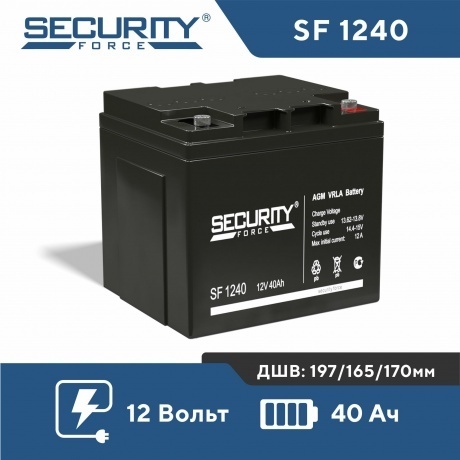 Батарея для ИБП Delta Security Force SF 1240 - фото 8