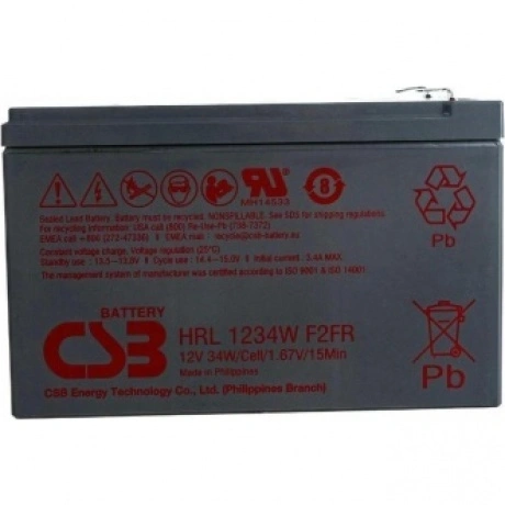 Батарея для ИБП CSB HRL1234W F2 FR 12В 9Ач