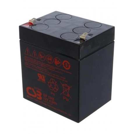 Батарея для ИБП CSB GP1245 (12V16W) 12В 4.5Ач - фото 1