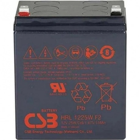 Батарея для ИБП CSB HRL1225W F2 FR 12В 5Ач