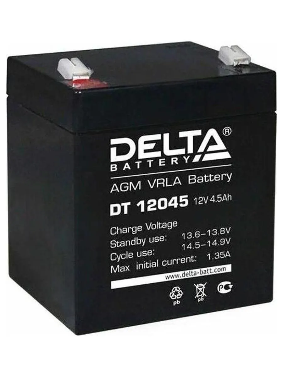 Батарея для ИБП Delta DT 12045 12В 4.5Ач - фото 4