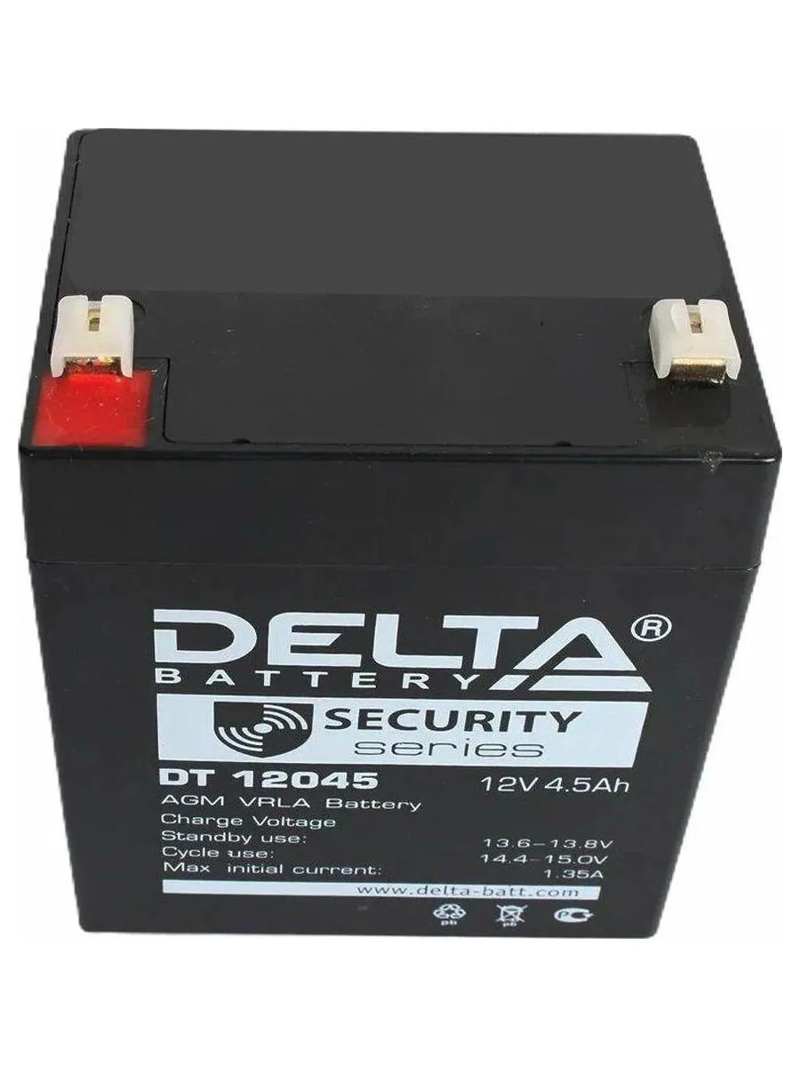 Батарея для ИБП Delta DT 12045 12В 4.5Ач - фото 5