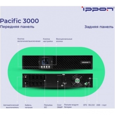 Батарея для ИБП Ippon Pacific 3000 72В 9Ач - фото 22