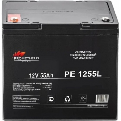 Батарея для ИБП Prometheus Energy PE 1255L 12В 55Ач - фото 3