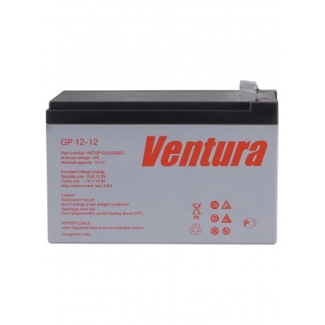 Батарея для ИБП Ventura GP 12-12 12В 12Ач - фото 2