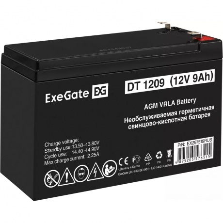 Батарея для ИБП Exegate DT 1209 (EX297519RUS) - фото 1
