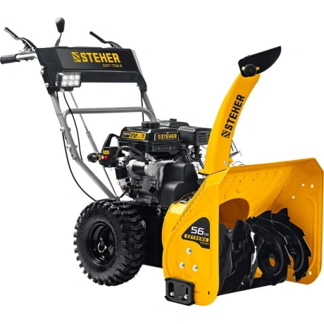 Самоходный бензиновый снегоуборщик STEHER GST-756E, электростарт...