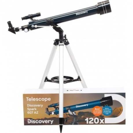 Телескоп Levenhuk Discovery Spark 607 AZ с книгой - фото 2