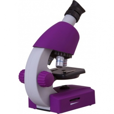 Микроскоп Bresser Junior 40x-640x, фиолетовый - фото 3