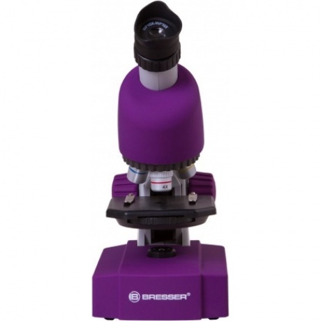 Микроскоп Bresser Junior 40x-640x, фиолетовый - фото 4