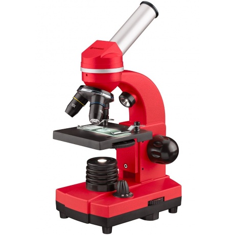 Микроскоп Bresser Junior Biolux SEL 40–1600x, красный - фото 1