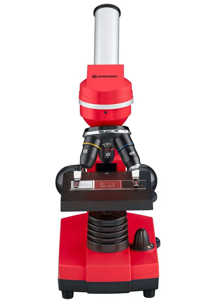 Микроскоп Bresser Junior Biolux SEL 40–1600x, красный - фото 3
