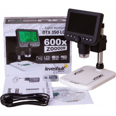 Микроскоп цифровой Levenhuk DTX 350 LCD - фото 2