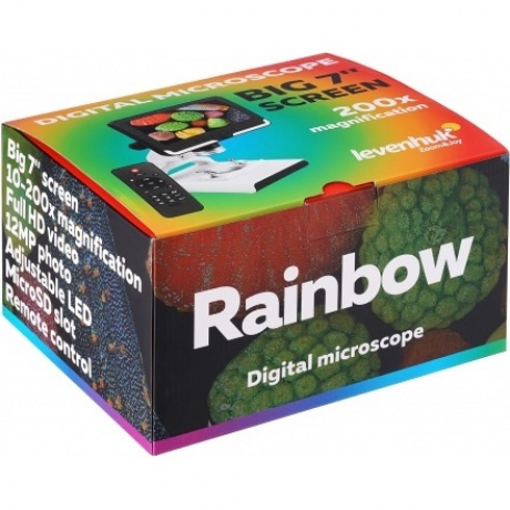 Микроскоп цифровой Levenhuk Rainbow DM700 LCD - фото 5