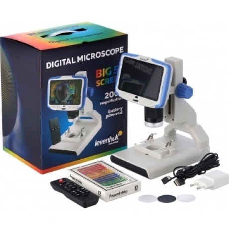 Микроскоп цифровой Levenhuk Rainbow DM500 LCD - фото 14