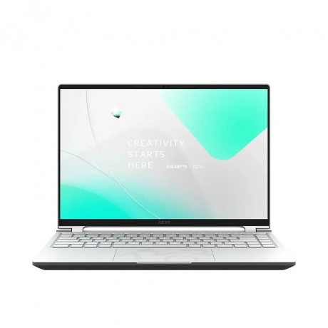 Ноутбук Gigabyte AERO 14 OLED silver (BMF-72KZBB4SD) - фото 1