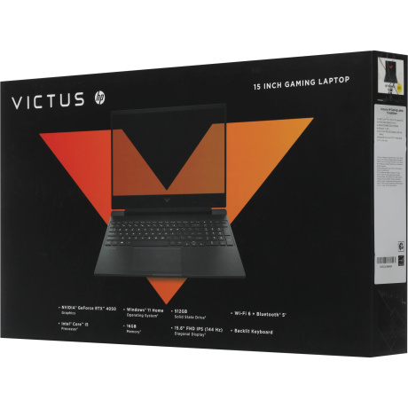 Ноутбук HP Victus 15-fa2082wm 15.6" IPS FHD Core i5 13420H 16Gb SSD512Gb RTX4050 6Gb Win 11 Home silver (B5EQ3UA) - фото 22