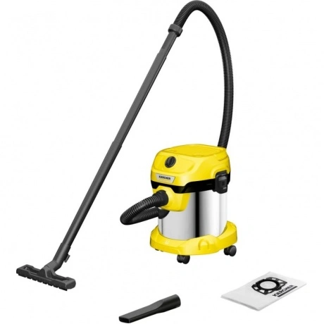 Пылесос строительный Karcher WD 2 Plus S V-15/4/18 1000Вт (уборк...