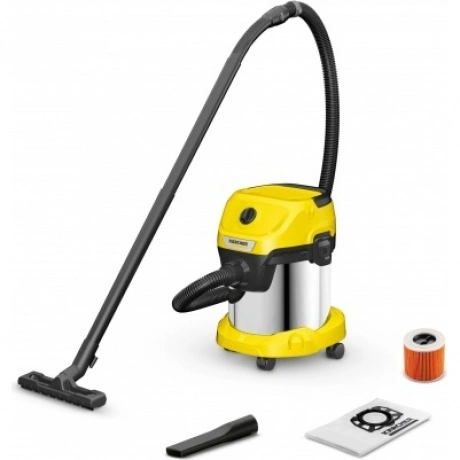 Строительный пылесос Karcher WD 3 S V-15/4/20 1000Вт (уборка: су...