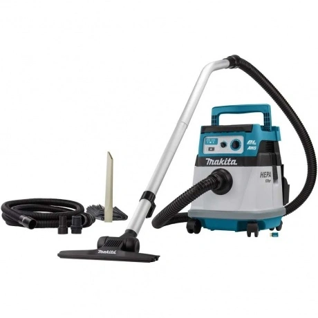 Пылесос строительный Makita DVC157LZX3 (уборка: сухая) белый