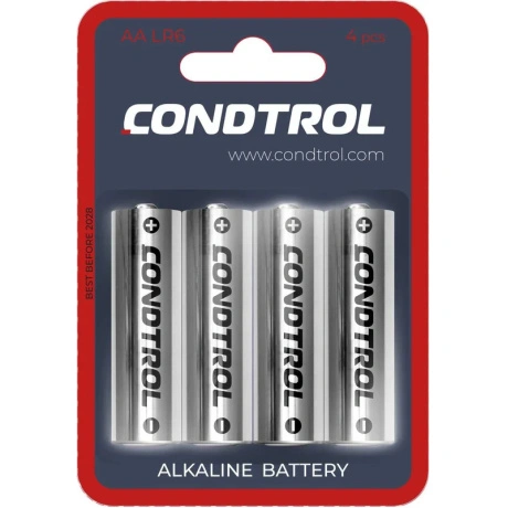 Щелочная батарея Condtrol AA LR6 4шт