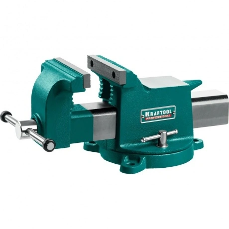 Тиски слесарные стальные KRAFTOOL STEEL, 125 мм, (32701-125)
