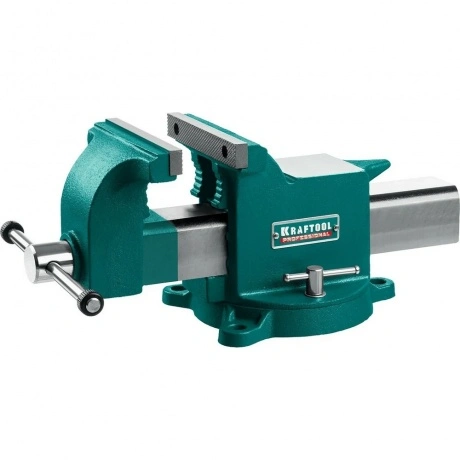 Тиски слесарные стальные KRAFTOOL STEEL, 150 мм, (32701-150)