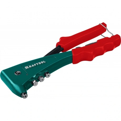 Заклепочник комбинированный литой  в кейсе KRAFTOOL Combo2-M6, 2...