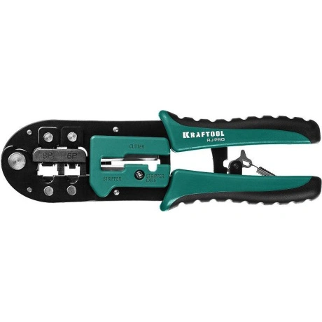 Универсальный кримпер Kraftool RJ-Pro RJ11 22698, (RJ45, RJ12)