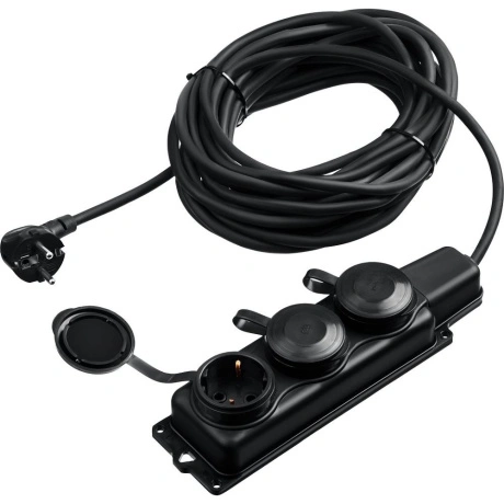 Удлинитель силовой-шнур ЗУБР КГ-325-Ш3 IP44 55024-10, 4000 Вт, 3...