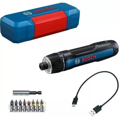 Отвертка аккумуляторная Bosch GO 3 (кейс в комплекте) (06019H220...