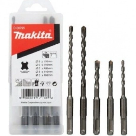 Набор буров Makita D-00795 по бетону (5пред.)